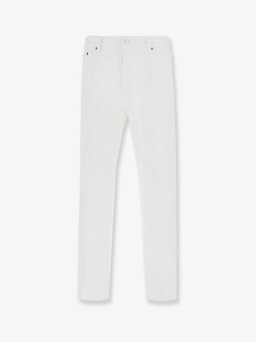 Celine Boyfriend cotton trousers - Whiteheavystonewash