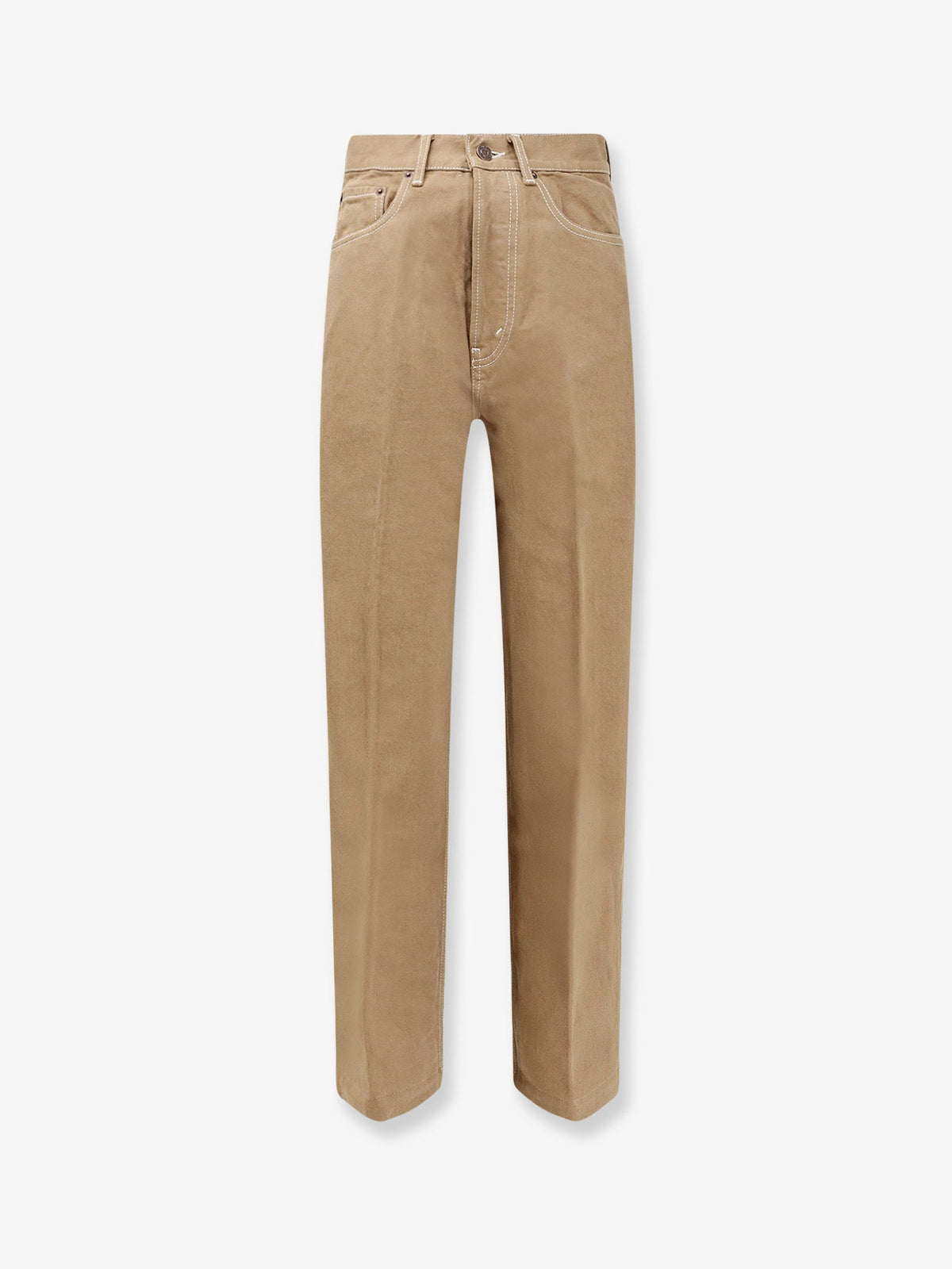 Celine Boyfriend 002 cotton trousers - Lattelightstonewash
