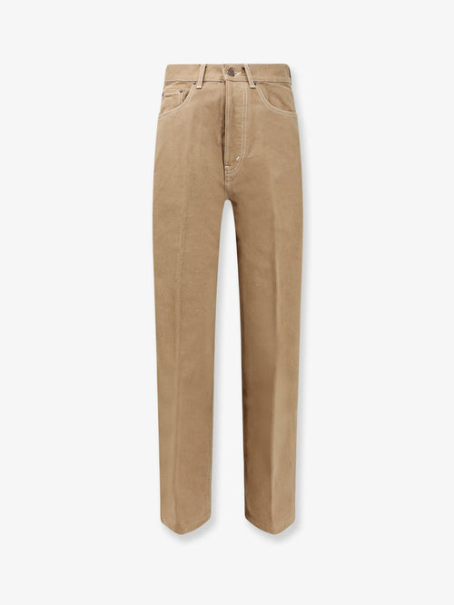 Celine Boyfriend 002 cotton trousers - Lattelightstonewash