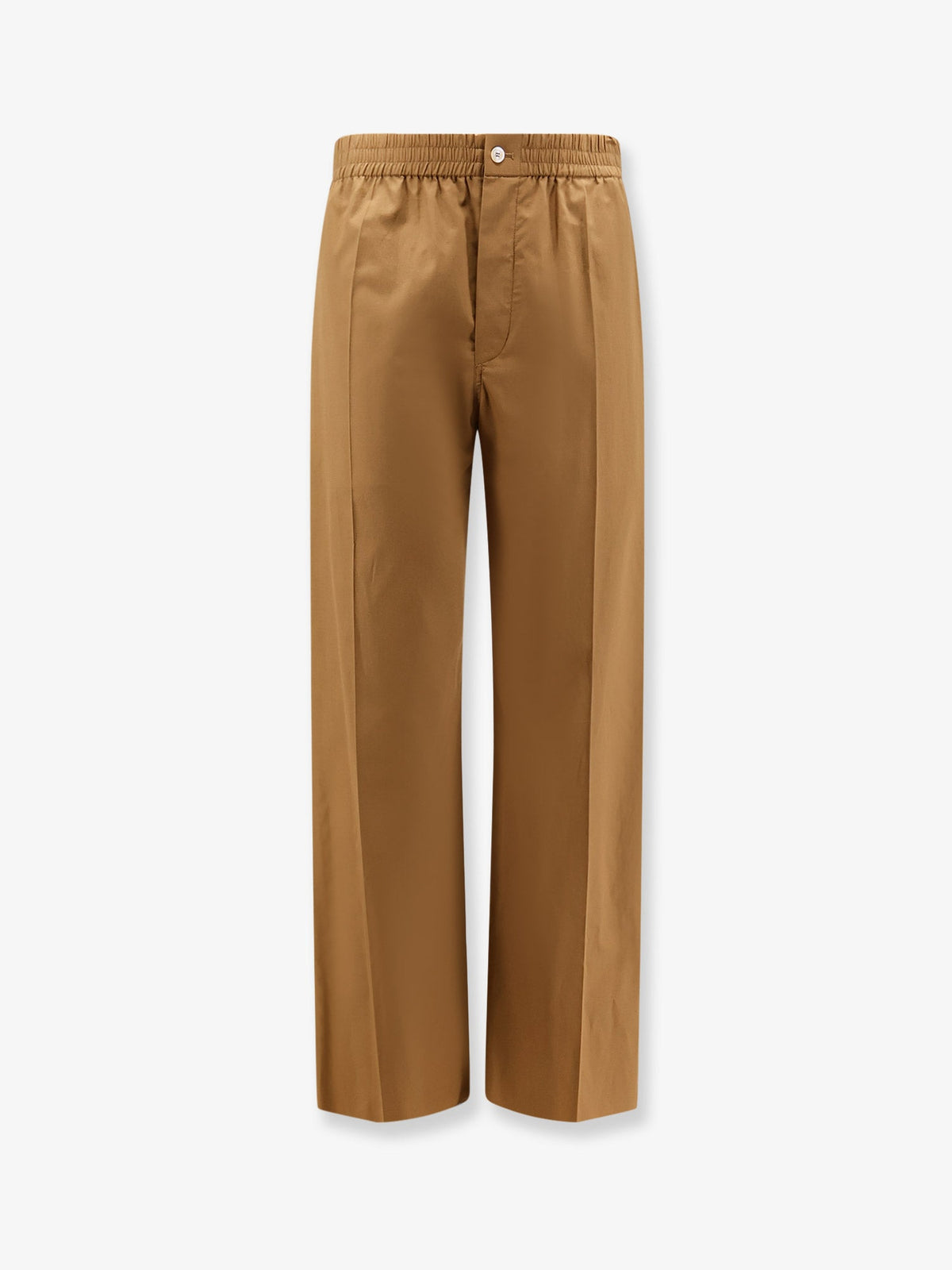 Celine Cotton and linen trousers - Chestnut