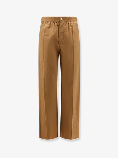 Celine Cotton and linen trousers - Chestnut