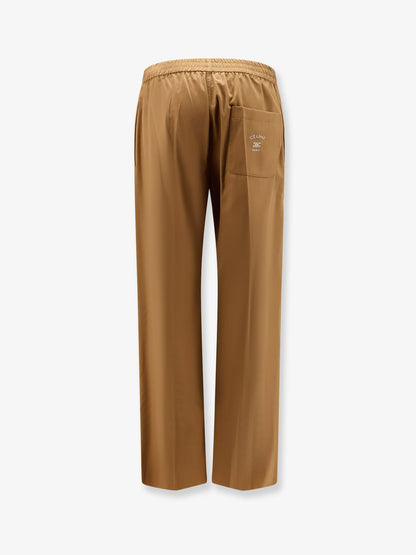 Celine Cotton and linen trousers - Chestnut