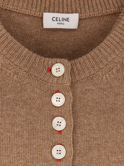 Celine Cashmere cardigan - Camel