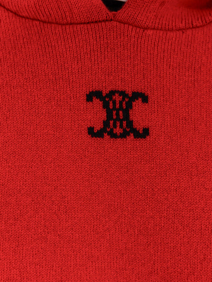 Celine Cashmere and wool blend sweatshirt - Redblueblack