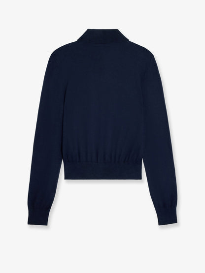 Celine Cotton polo sweater - Navy