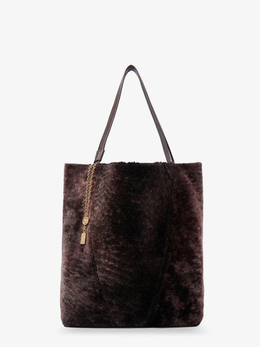 Chloe' Spin Shearling Shoulder Bag
