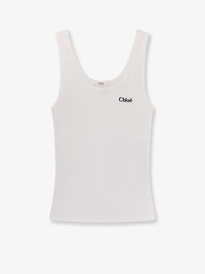 Chloe' Ribbed Cotton Tank Top