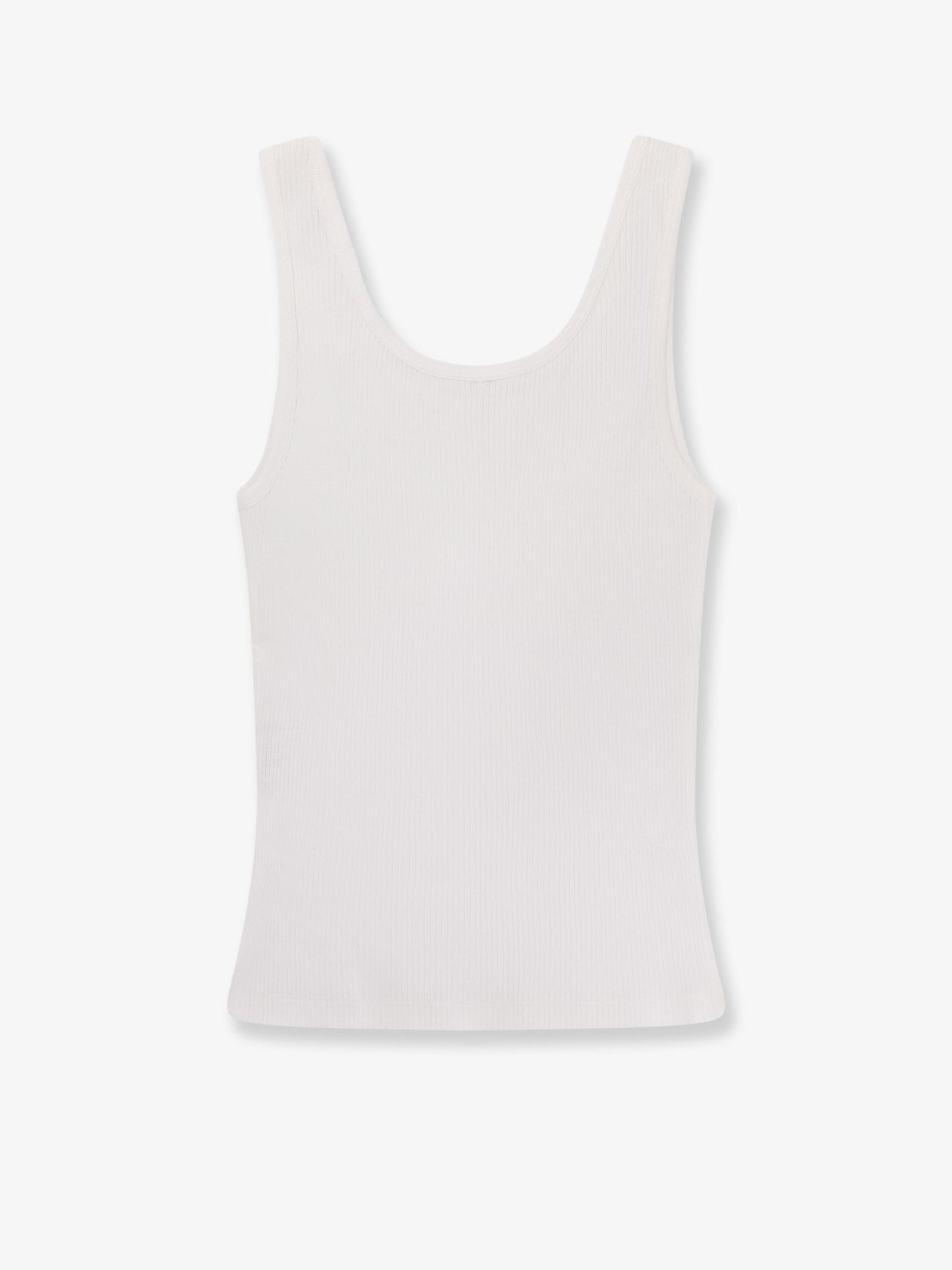 Chloe' Ribbed Cotton Tank Top