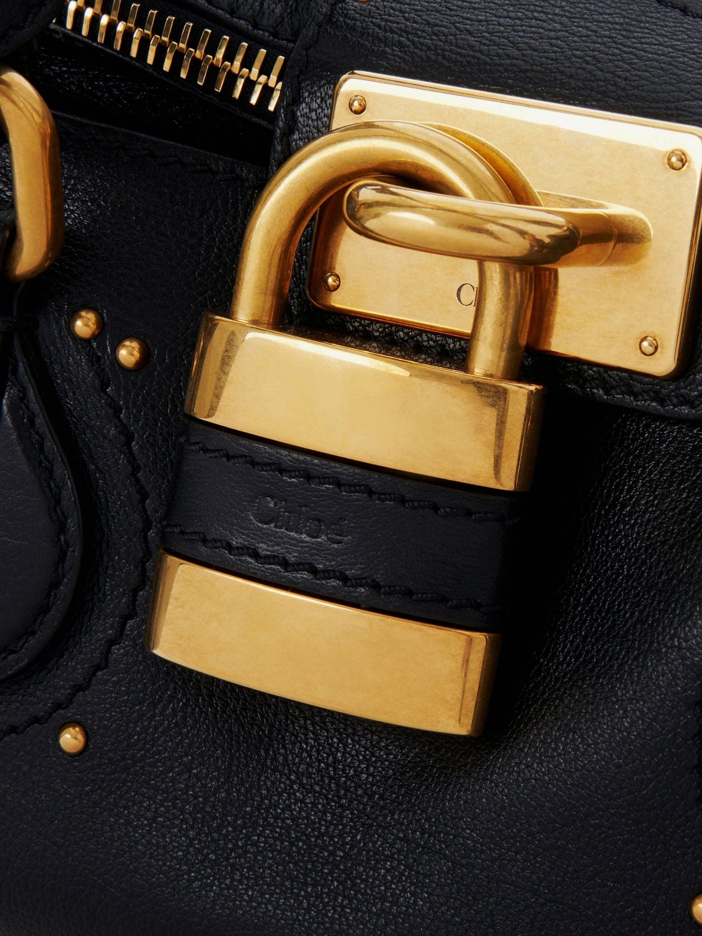 Chloe' Paddington Leather Shoulder Bag