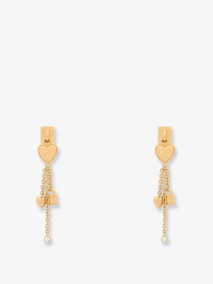 CHLOE' - Mini Paddington Brass Earrings