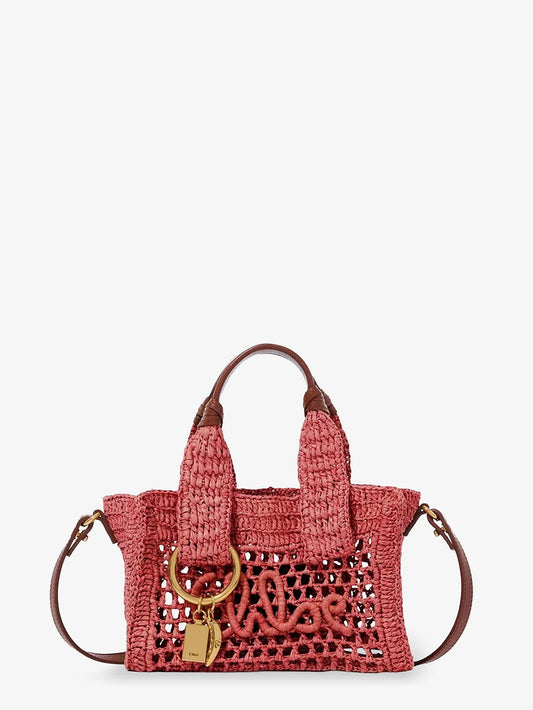 Chloe' Summer Banana Raffia Crossbody Bag