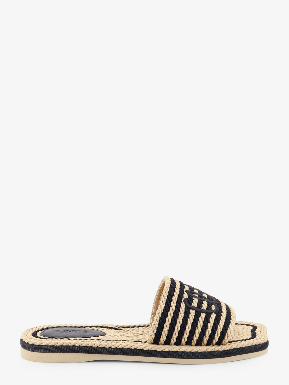 Chloe' Chloé Sand recycled rope sandals - Blackwhite