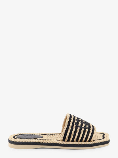 Chloe' Chloé Sand recycled rope sandals - Blackwhite