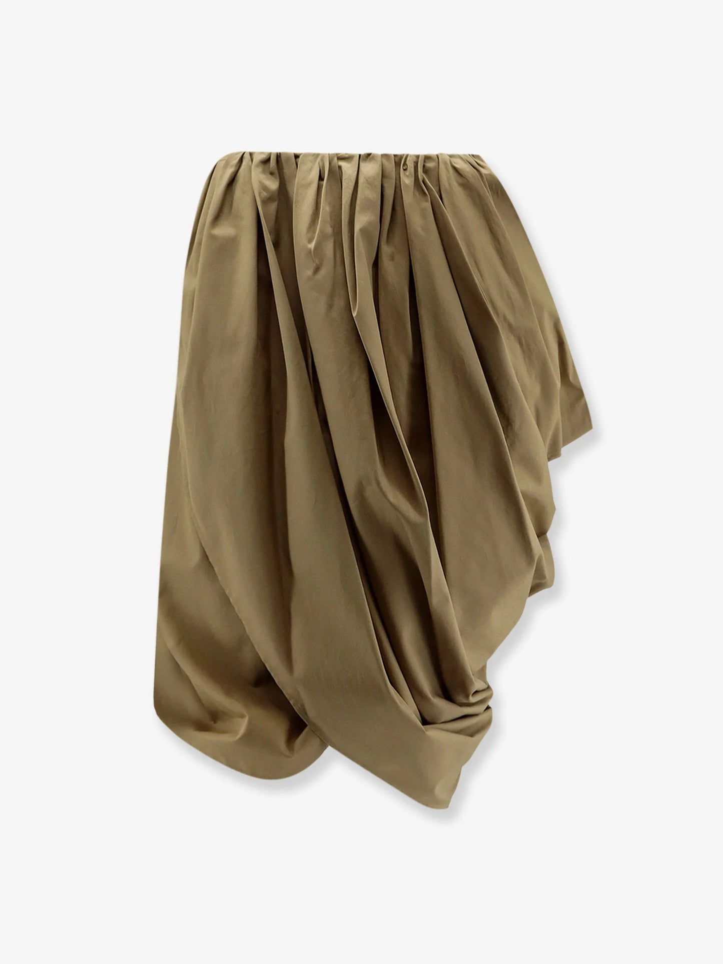 CHLOE' - Draped cotton skirt