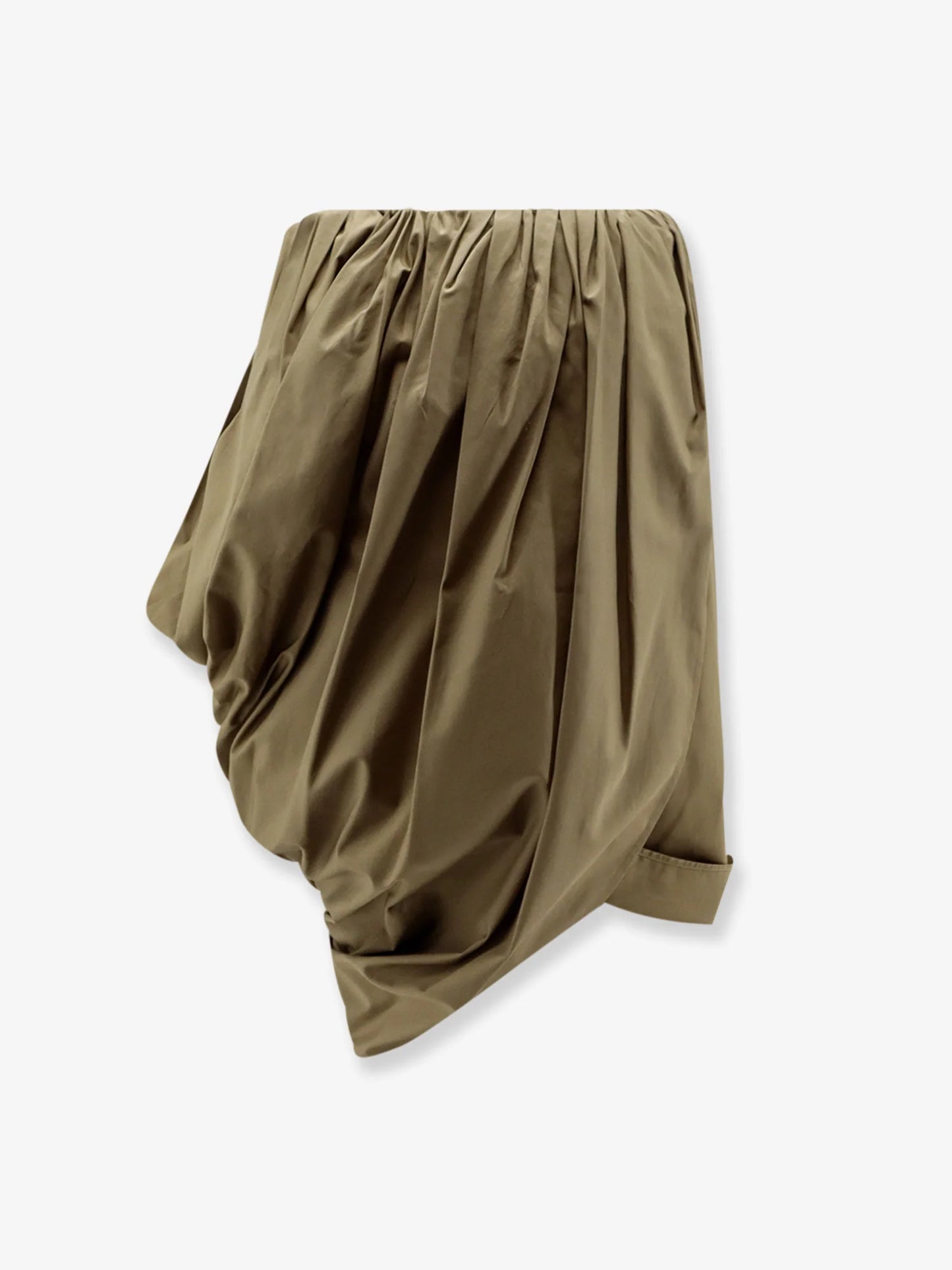 CHLOE' - Draped cotton skirt
