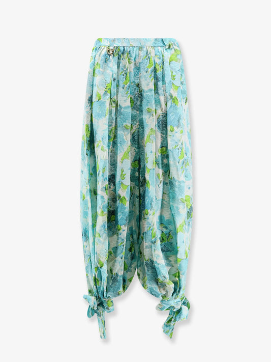 Chloe' Harem Multicolor Silk Trousers