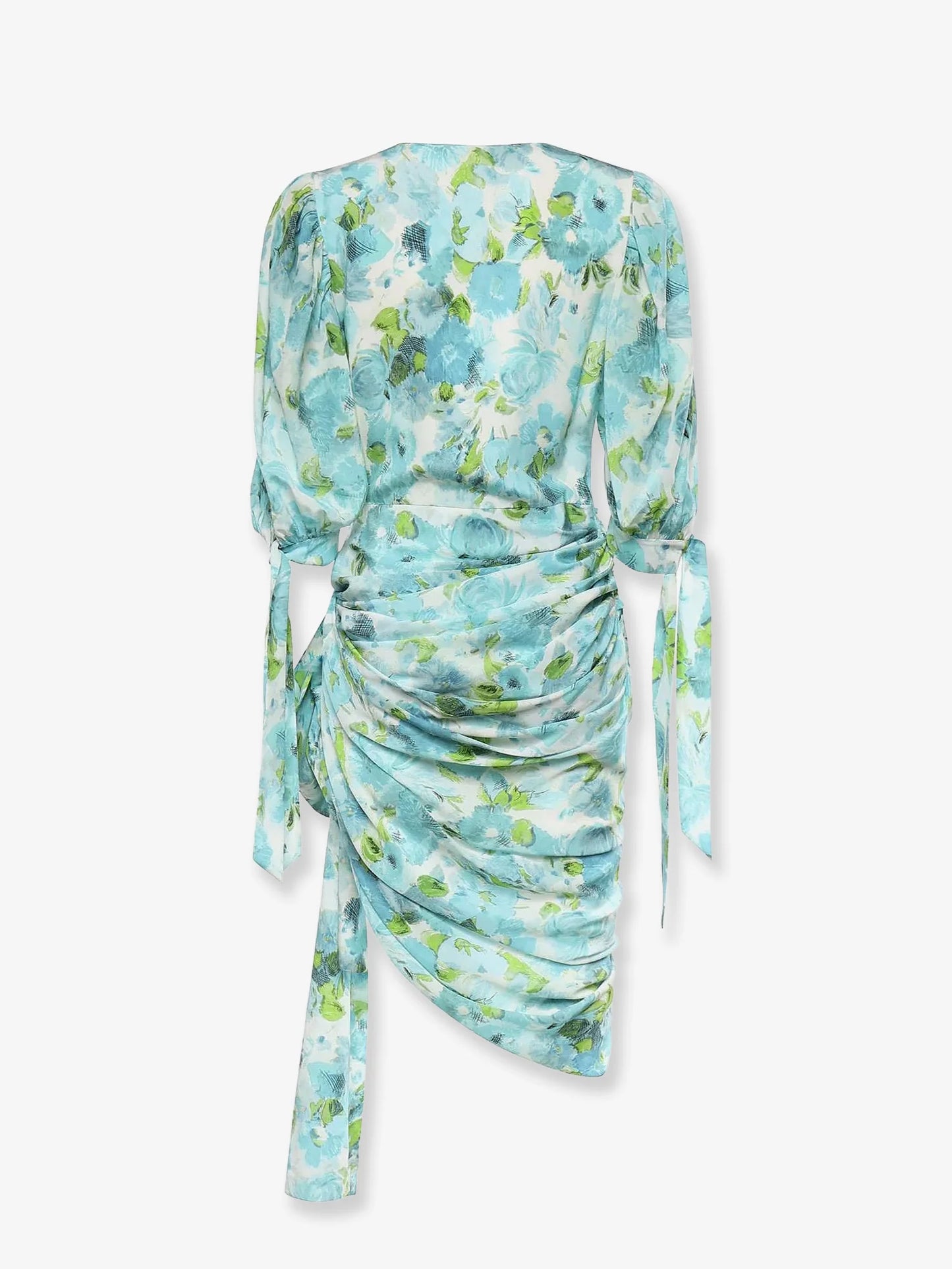 CHLOE' - Silk dress with multicolor floral print