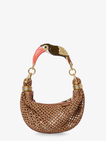 CHLOE' - Bracelet Hobo Handbag with Toucan Handle