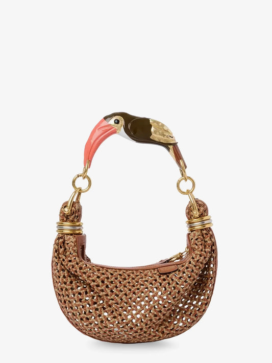 Chloe' Bracelet Hobo Handbag With Toucan Handle