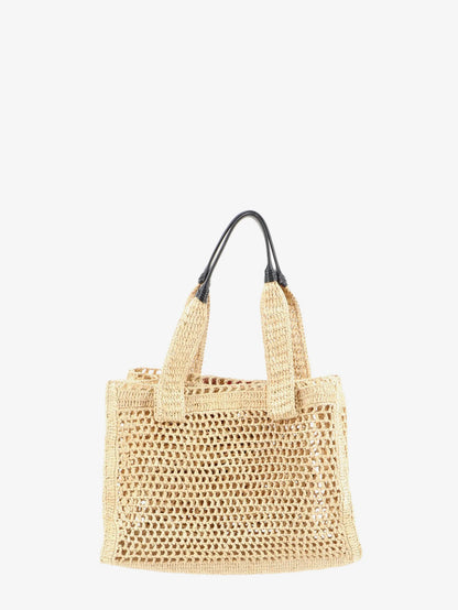 CHLOE' - East-West Summer Banana Raffia Shoulder Bag