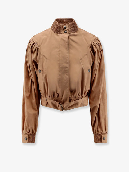 CHLOE' - Cotton jacket with belt