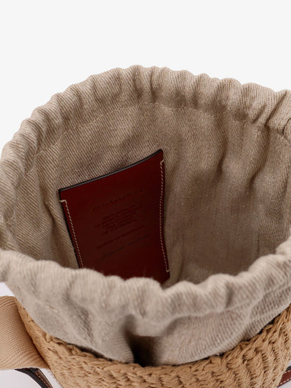 Chloe' Woody Raffia Bucket Bag
