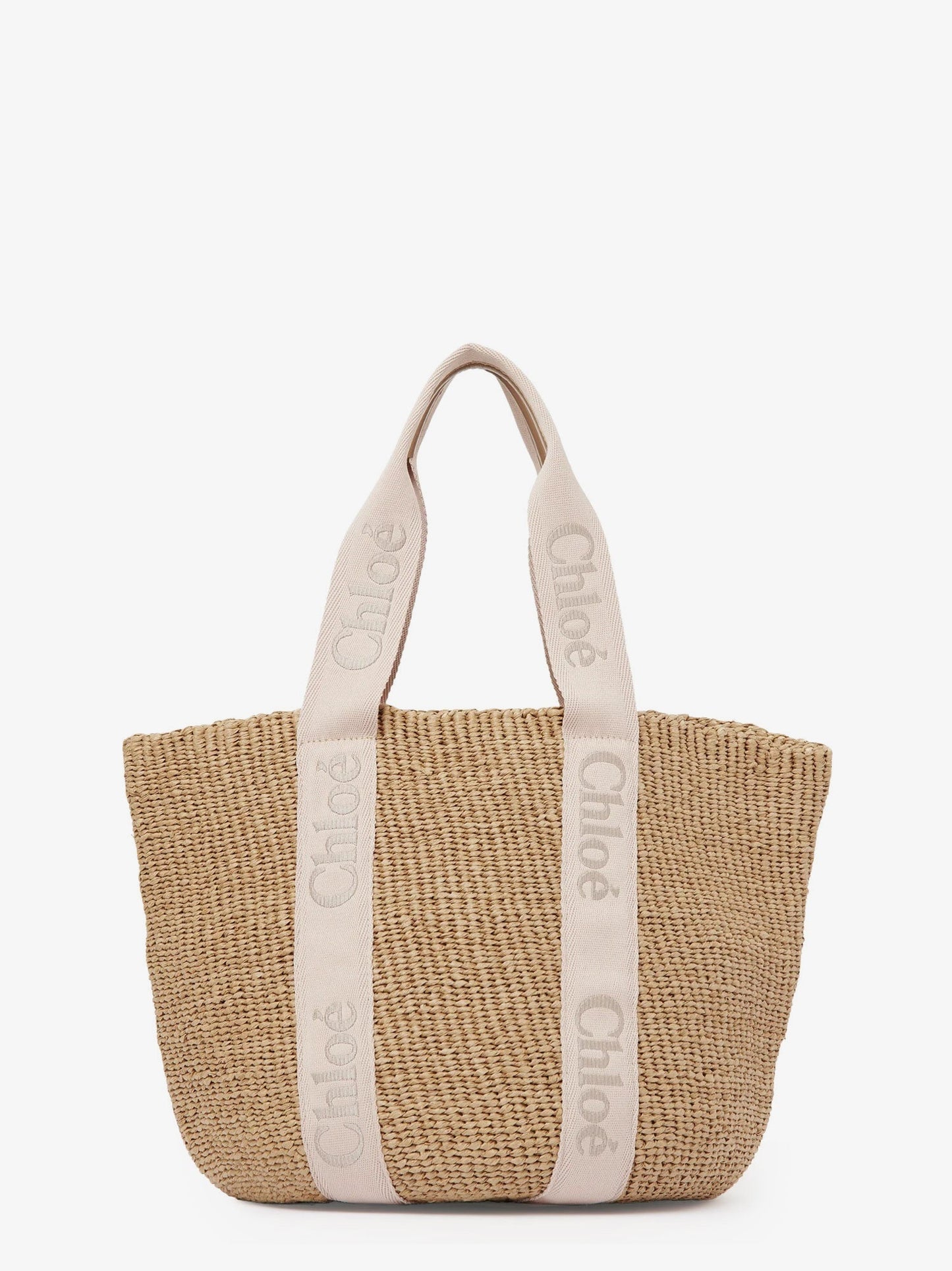 Chloe' Woody Raffia Shoulder Bag
