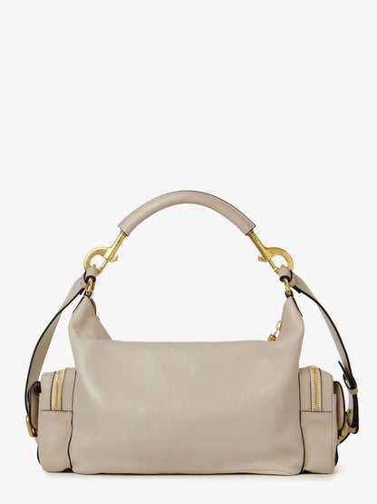 CHLOE' - Medium Double Carry leather shoulder bag