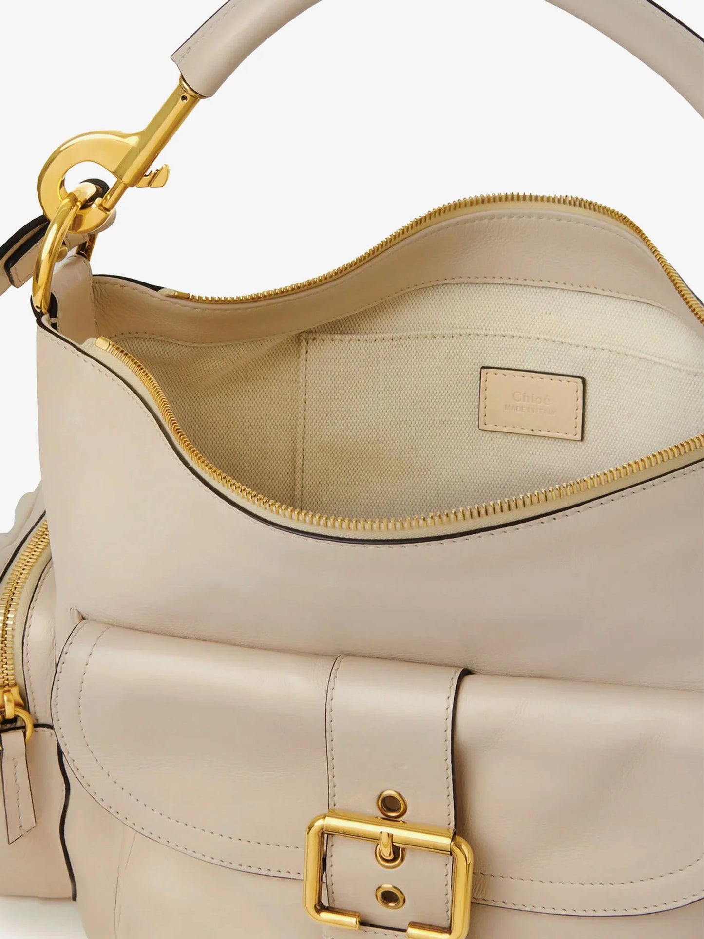 CHLOE' - Medium Double Carry leather shoulder bag