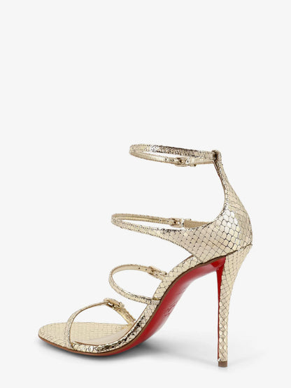 Christian Louboutin Millenium 100 Python Leather Sandals