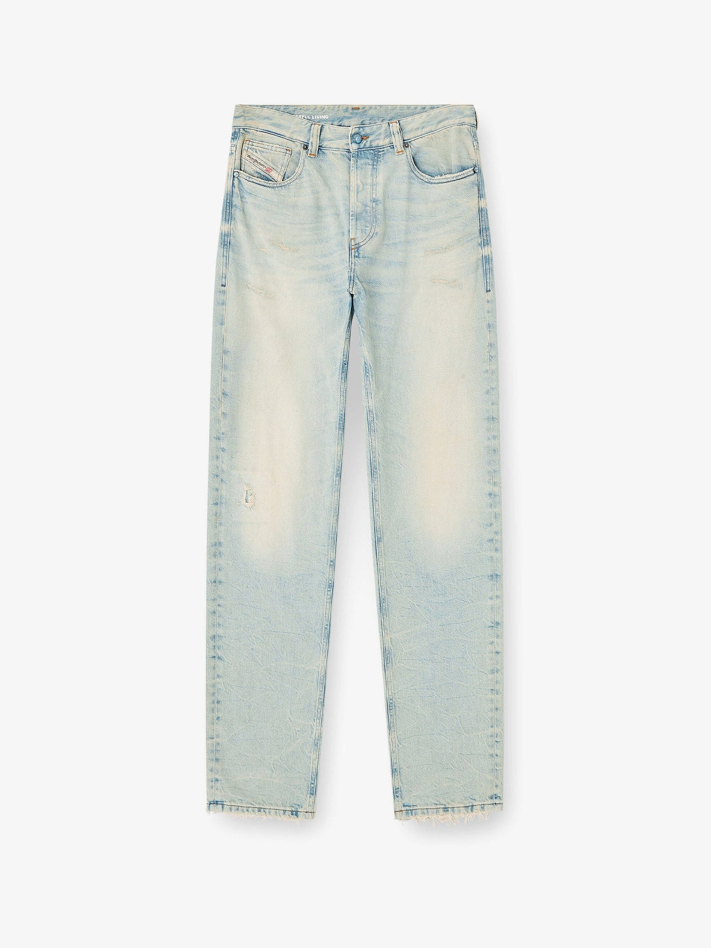 Diesel 1988 D Ark Jeans In Washed Out Blue Denim