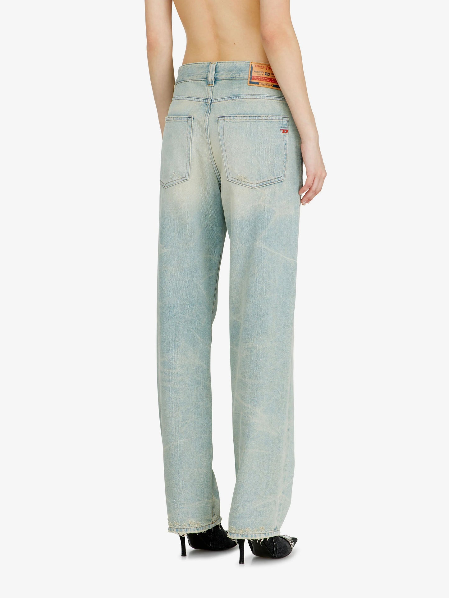 Diesel 1988 D Ark Jeans In Washed Out Blue Denim