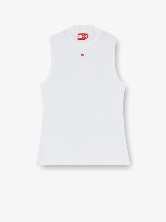Diesel T Mokky Sl Microdiv Tank Top In Stretch Viscose