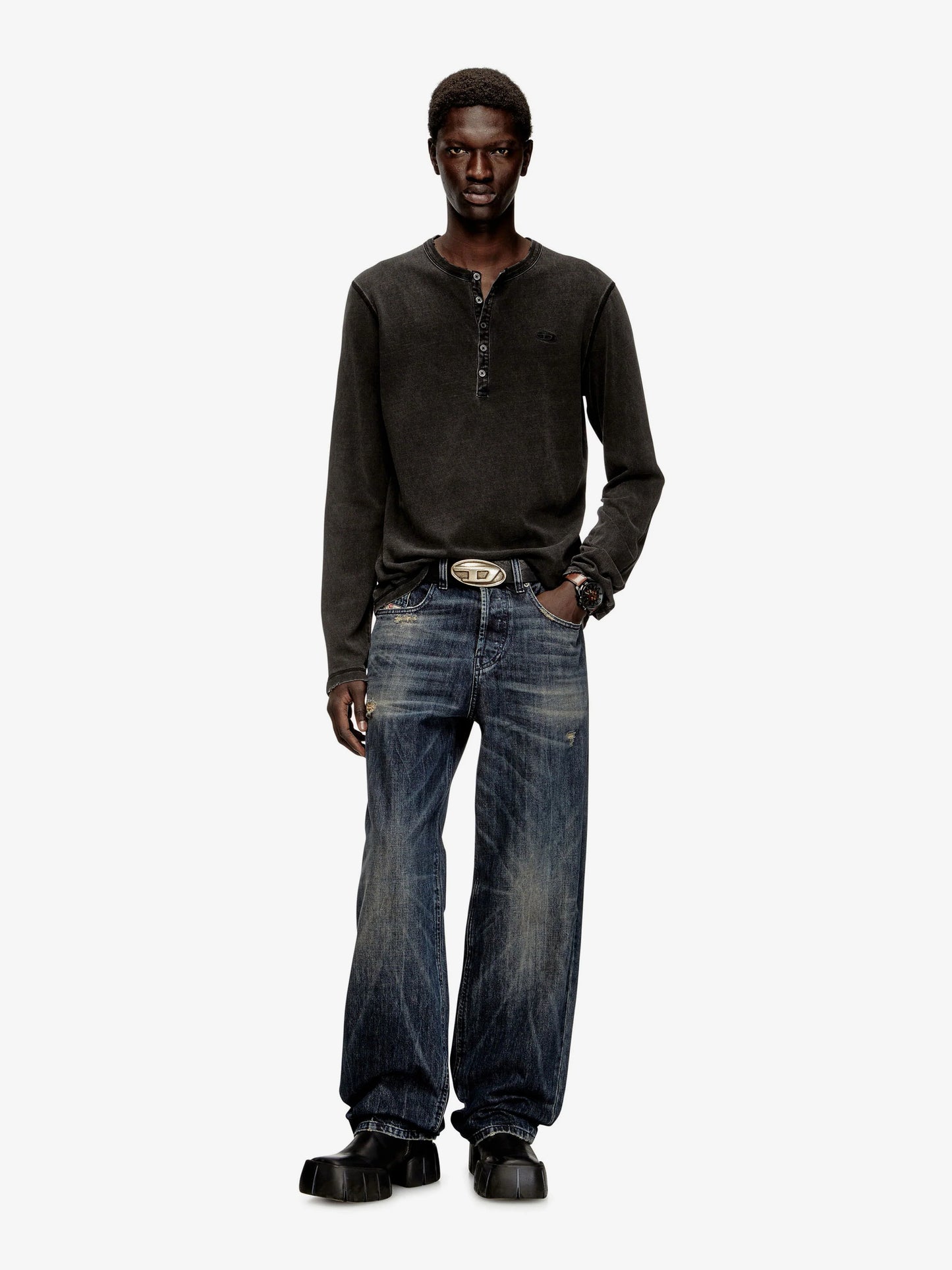 Diesel T Mind Cotton T Shirt