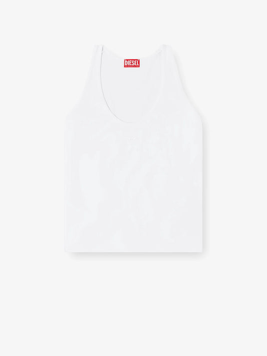 Diesel Ribbed Cotton Tank Top