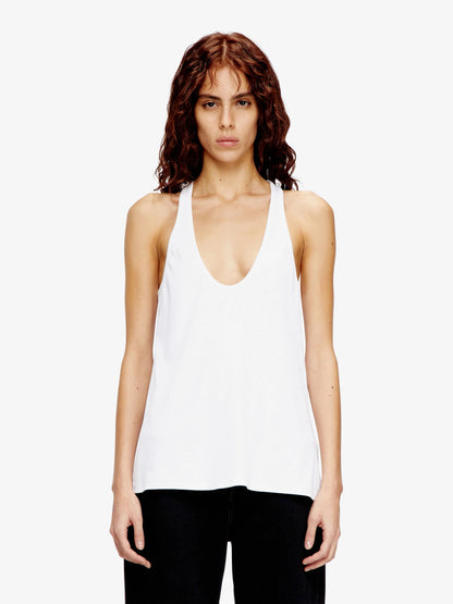 Diesel Ribbed Cotton Tank Top