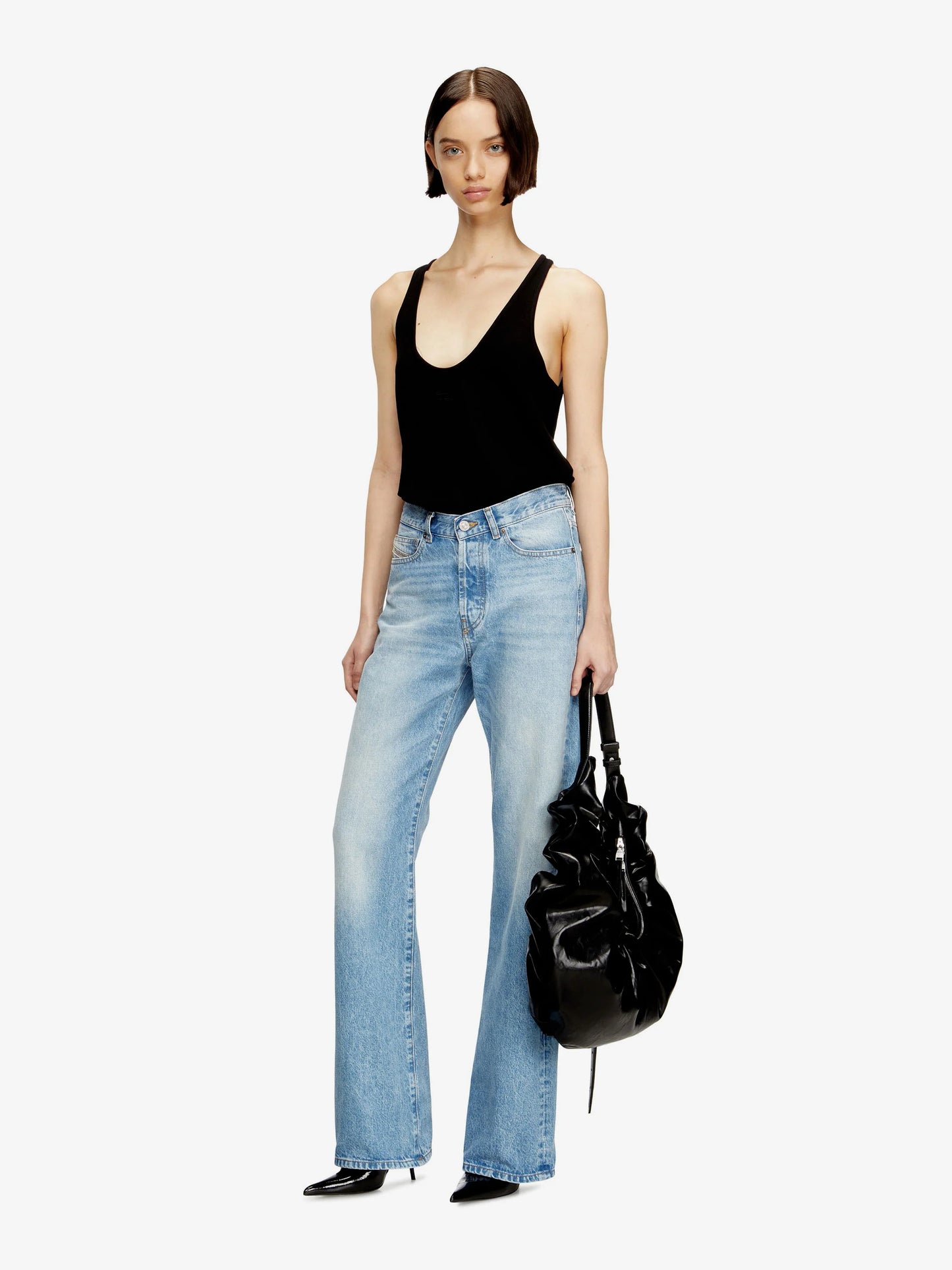 Diesel Ribbed Cotton Tank Top