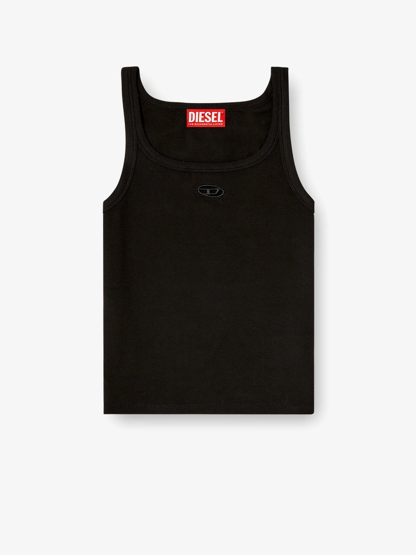 Diesel T Wife Od Ribbed Cotton Tank Top