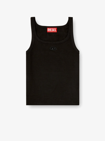 Diesel T Wife Od Ribbed Cotton Tank Top