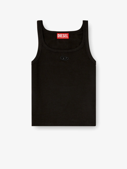 Diesel T Wife Od Ribbed Cotton Tank Top