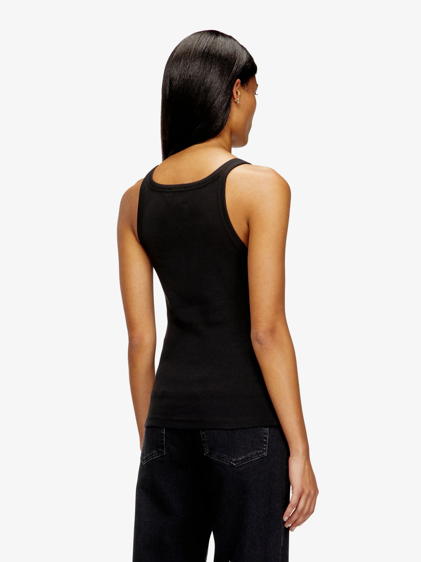 Diesel T Wife Od Ribbed Cotton Tank Top