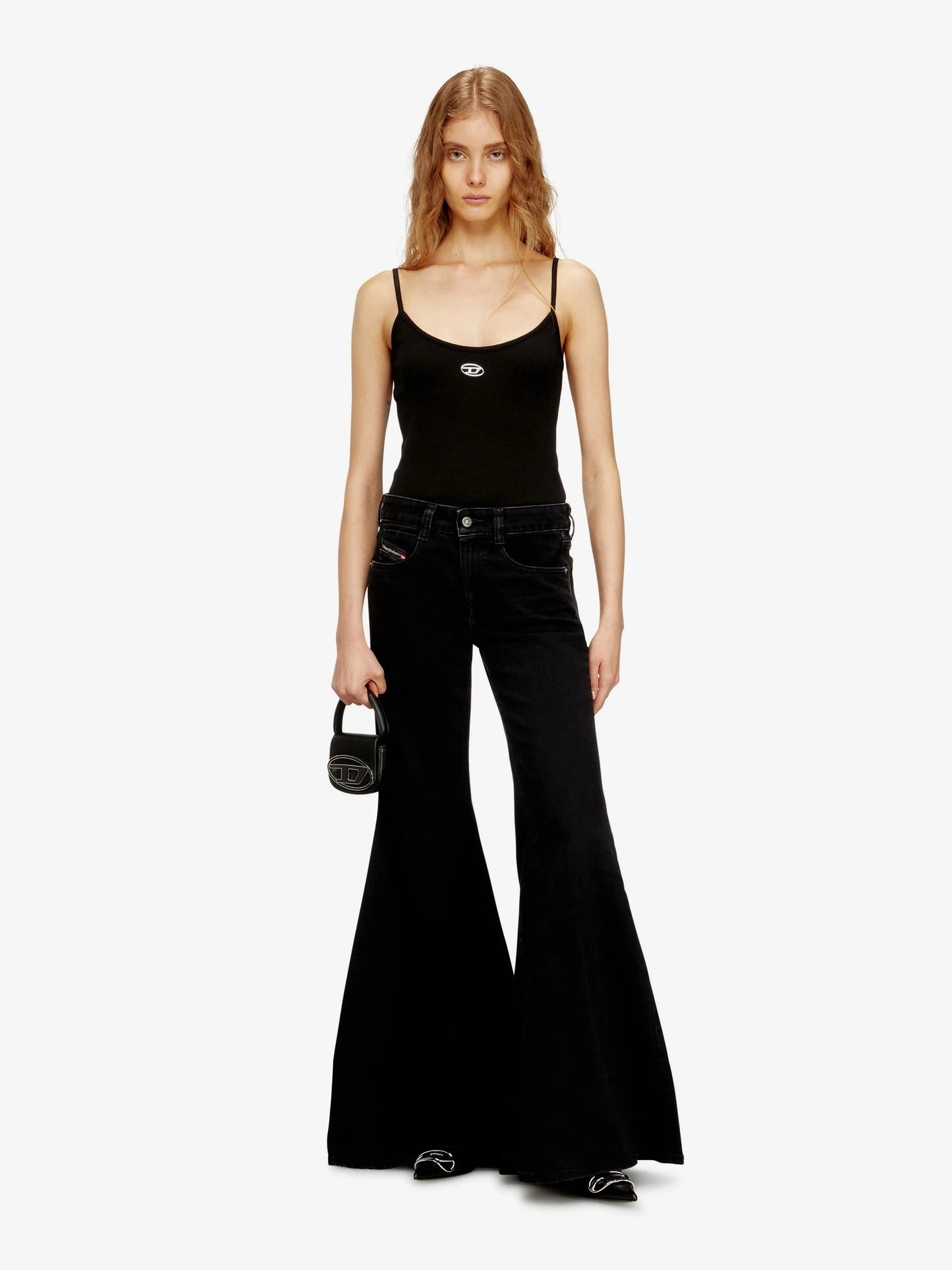 Diesel 1 Dr Xs Denim Crossbody Bag
