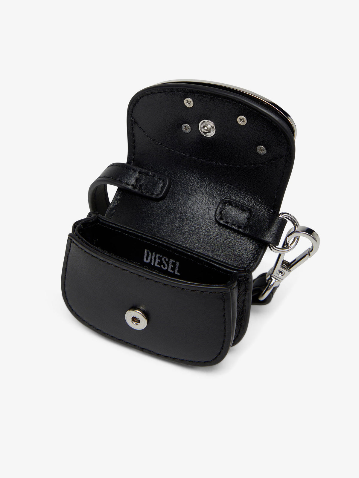 Diesel 1DR Micro Leather Charm - Nero