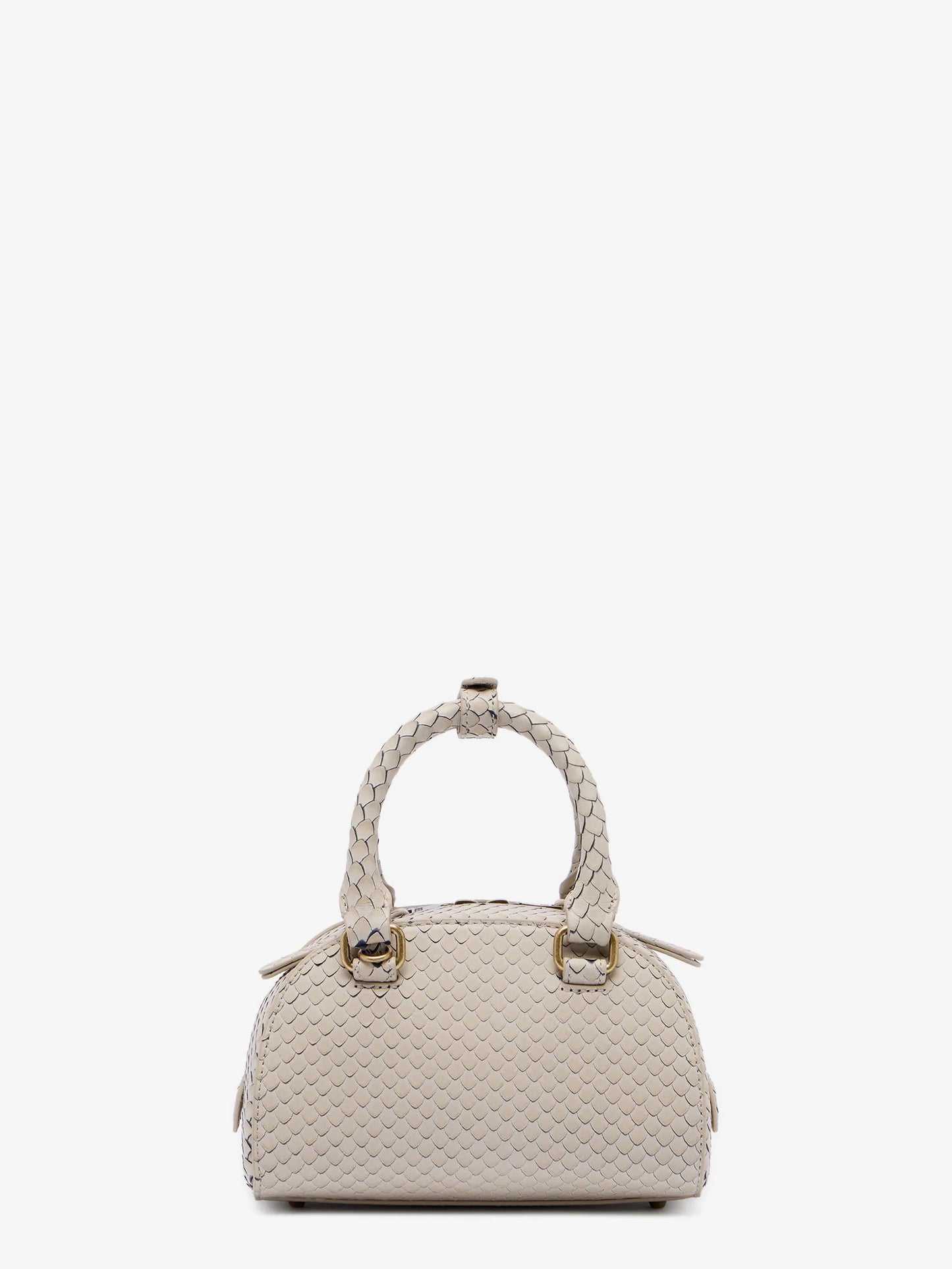 Diesel 1 Dr Dome Python Leather Crossbody Bag