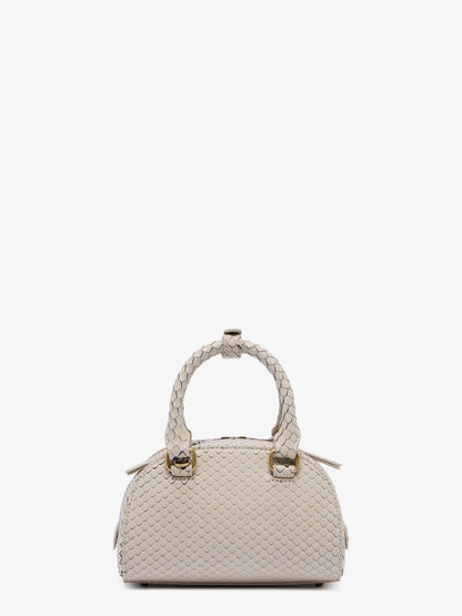 Diesel 1 Dr Dome Python Leather Crossbody Bag