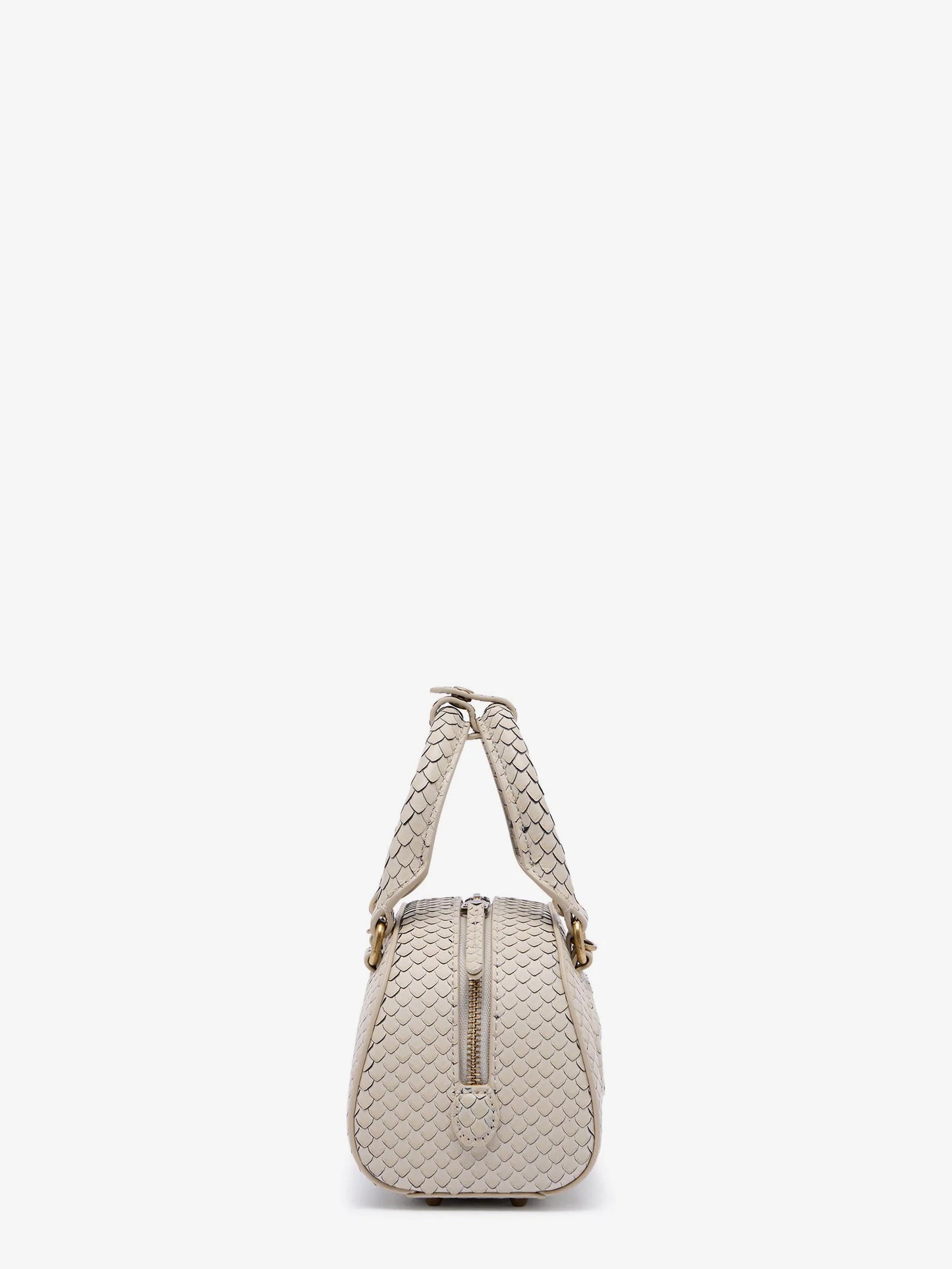 Diesel 1 Dr Dome Python Leather Crossbody Bag