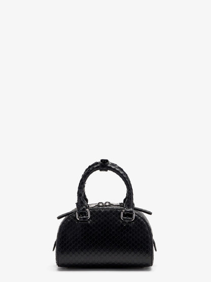 Diesel 1 Dr Dome Python Leather Crossbody Bag