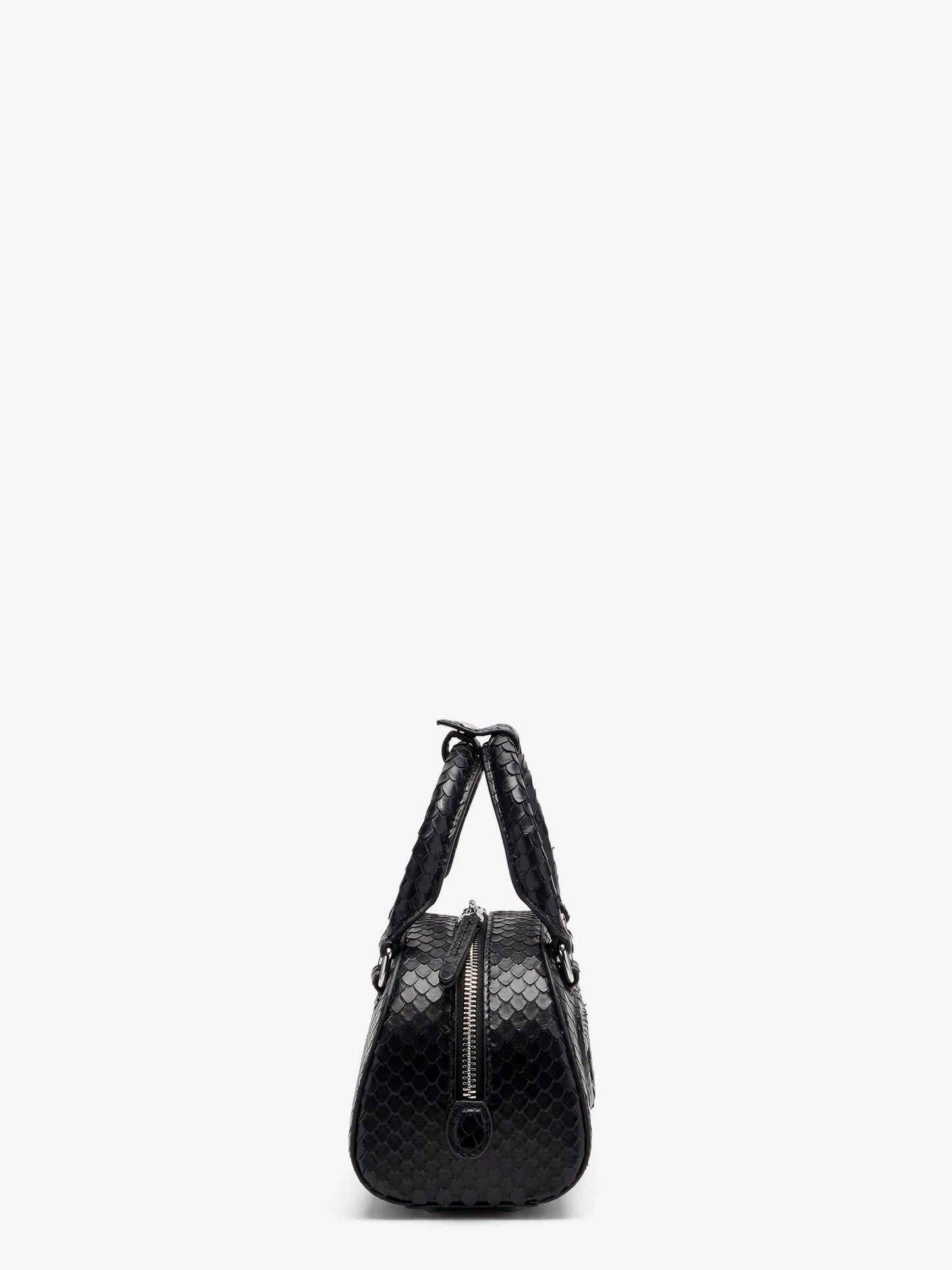 Diesel 1 Dr Dome Python Leather Crossbody Bag