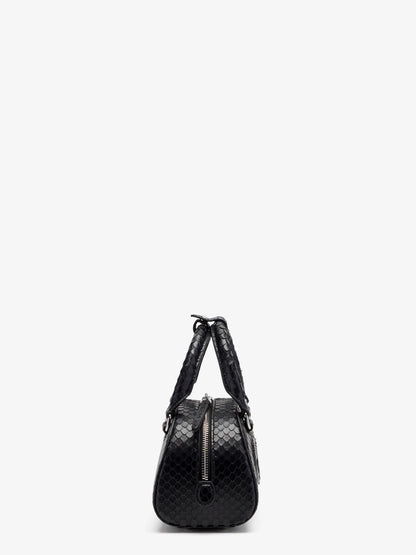 Diesel 1 Dr Dome Python Leather Crossbody Bag