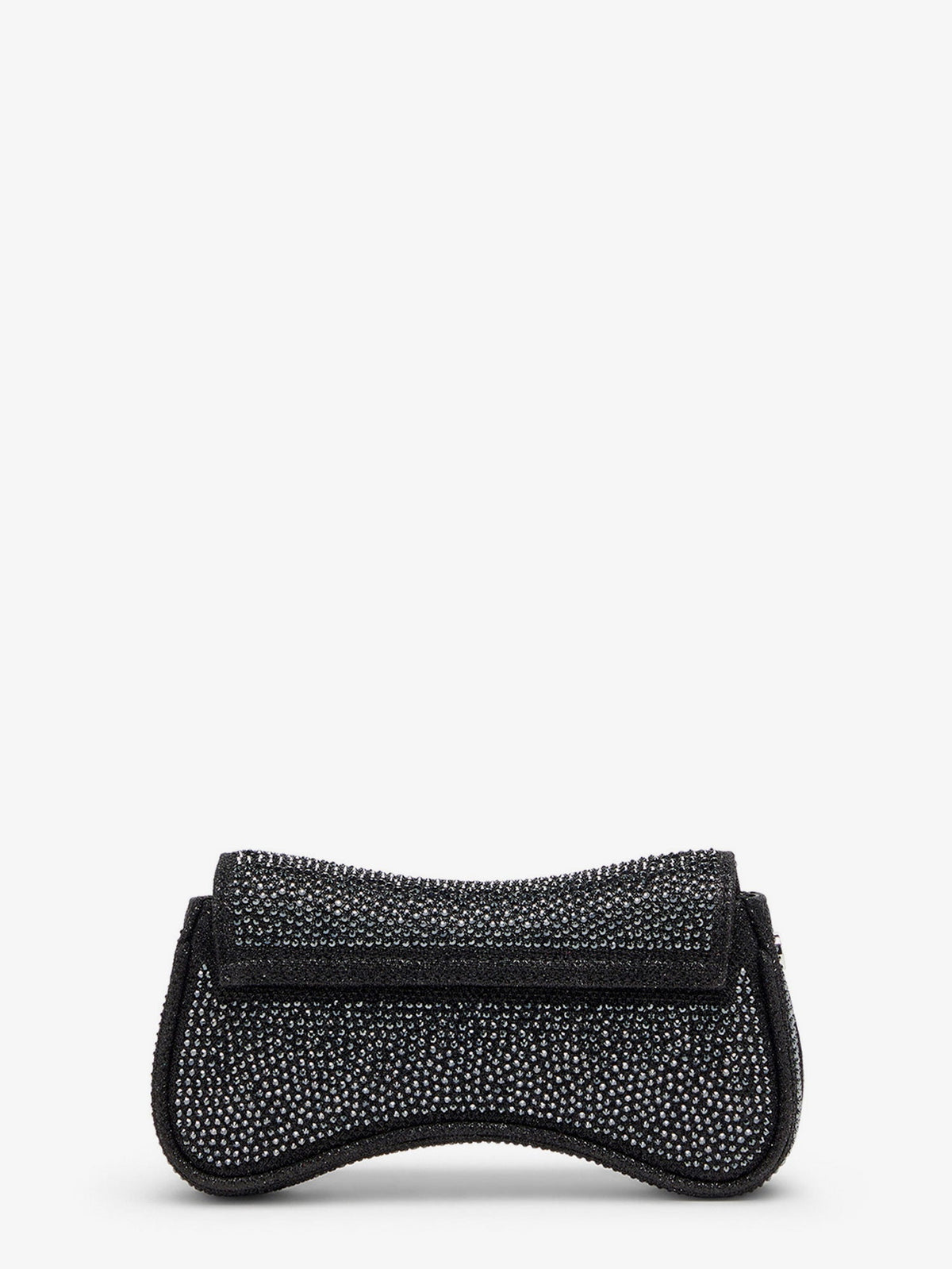 Diesel Play Crossbody XS shoulder bag with all-over rhinestones - Nero